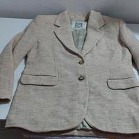 Giacca beige lavorazione boucle