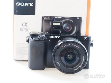 SONY A 6000+SONY PZ 16-50 STABILIZZATO