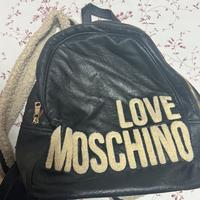Zaino moschino originale in pelle