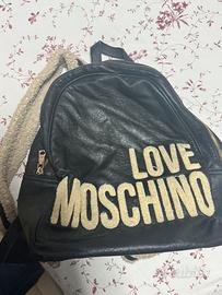 Zaino moschino originale in pelle