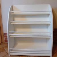 Libreria a 4 ripiani e/o vani porta giochi 