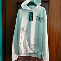 Op One Piece felpa bianca Luffy