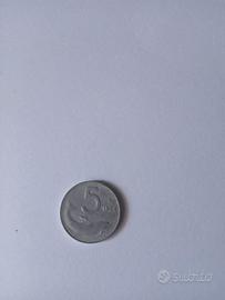 Moneta £ 5 del 1954