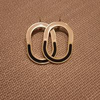 Orecchini pendenti ovali