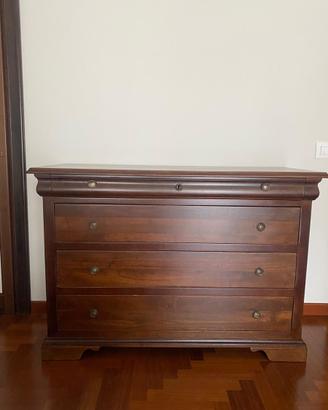 Cassettiera e Comodini in Legno