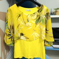 Maglia con maniche volant taglia M