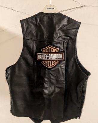 Gilet in pelle Harley Davidson