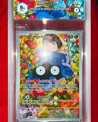 Tangela n.218 GRAAD 9.5 carta Pokemon