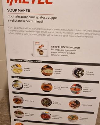 IMETEC SOUP MAKER SM 1000 (NUOVO MAI USATO!) — 95€