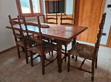 Tavolo con sedie