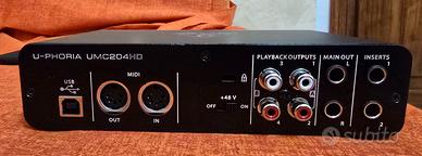 interfaccia audio behringer UMC204HD
