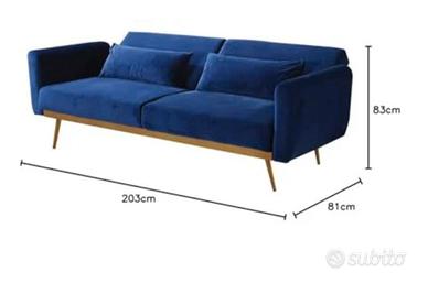 Due divani letto, zona Le Rughe Roma