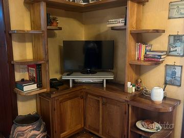 Mobile soggiorno in legno massello