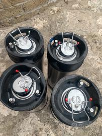 Fusto di birra 19 litri 4 pezzi
