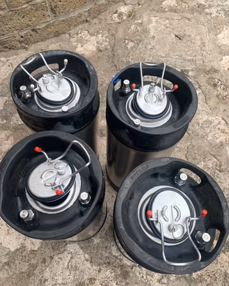 Fusto di birra 19 litri 4 pezzi