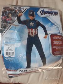 Costume Carnevale 5-7 anni Captain America