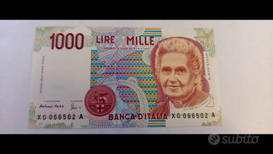 1000 LIRE SERIE SOSTITUTIVA RARA XG FDS