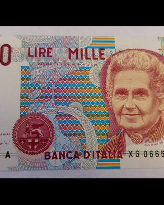 1000 LIRE SERIE SOSTITUTIVA RARA XG FDS