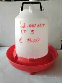 nuovo abbeveratoio in plastica 5 l da appendere