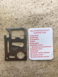 Multi attrezzo in acciaio 11 funzioni