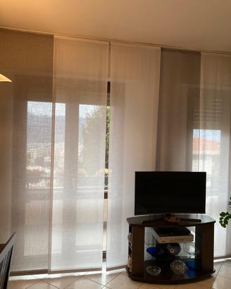 12 tende bianche compresi binari da soffitto