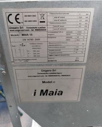 Ricambi Ungaro Maia 18