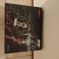 Simulatore guida con volante e pedali