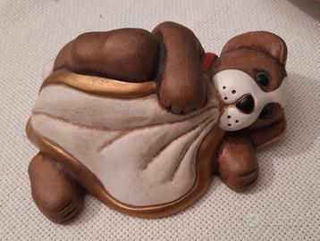 Ceramica Thun cane con copertina