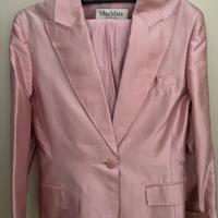 Tailleur max Mara da cerimonia in seta rosa