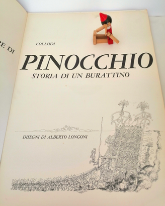 Collection Libro antico Pinocchio formato 34x49