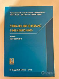 STORIA DEL DIRITTO ROMANO e linee di diritto priva