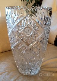 Vaso in cristallo di Boemia