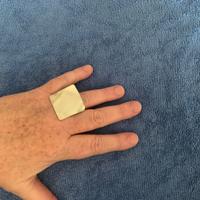 Anello in argento fatto a mano mis. 18