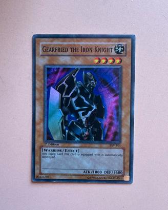 Carta yu gi oh gearfried the iron knight psv 101