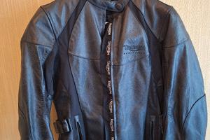 Giacca motociclista in pelle Triumph tg.S