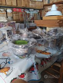 Set pentole e padelle della inoxram acciaio 18/10