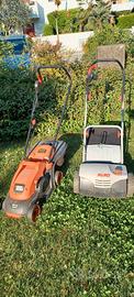 Rasaerba e arieggiatore per giardino