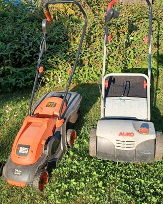 Rasaerba e arieggiatore per giardino