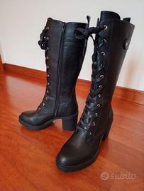 Stivali donna ecopelle neri Anna Field 38 nuovi .