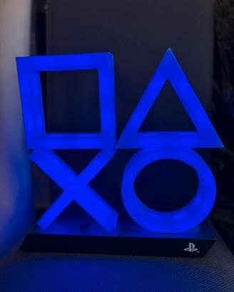 Logo PlayStation a led blu Official Sony