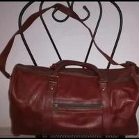 Uomo/Donna Pelle Borsone borsa Vintage valigia

