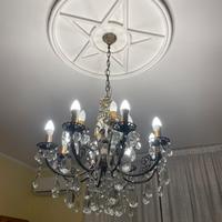 Lampadario vintage / cristalli