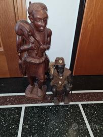 statue in legno africane