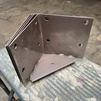 Piastre acciaio ad angolo 15x15