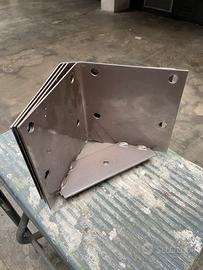 Piastre acciaio ad angolo 15x15