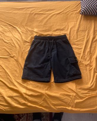Pantaloncini Cargo Stone Island Neri S 🩳