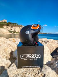 Casco aperto jet nero opaco - Nuovo in Scatola