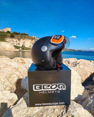 Casco aperto jet nero opaco - Nuovo in Scatola
