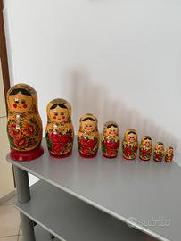 Matrioska Vintage 8 pz Made in USSR