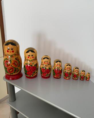 Matrioska Vintage 8 pz Made in USSR